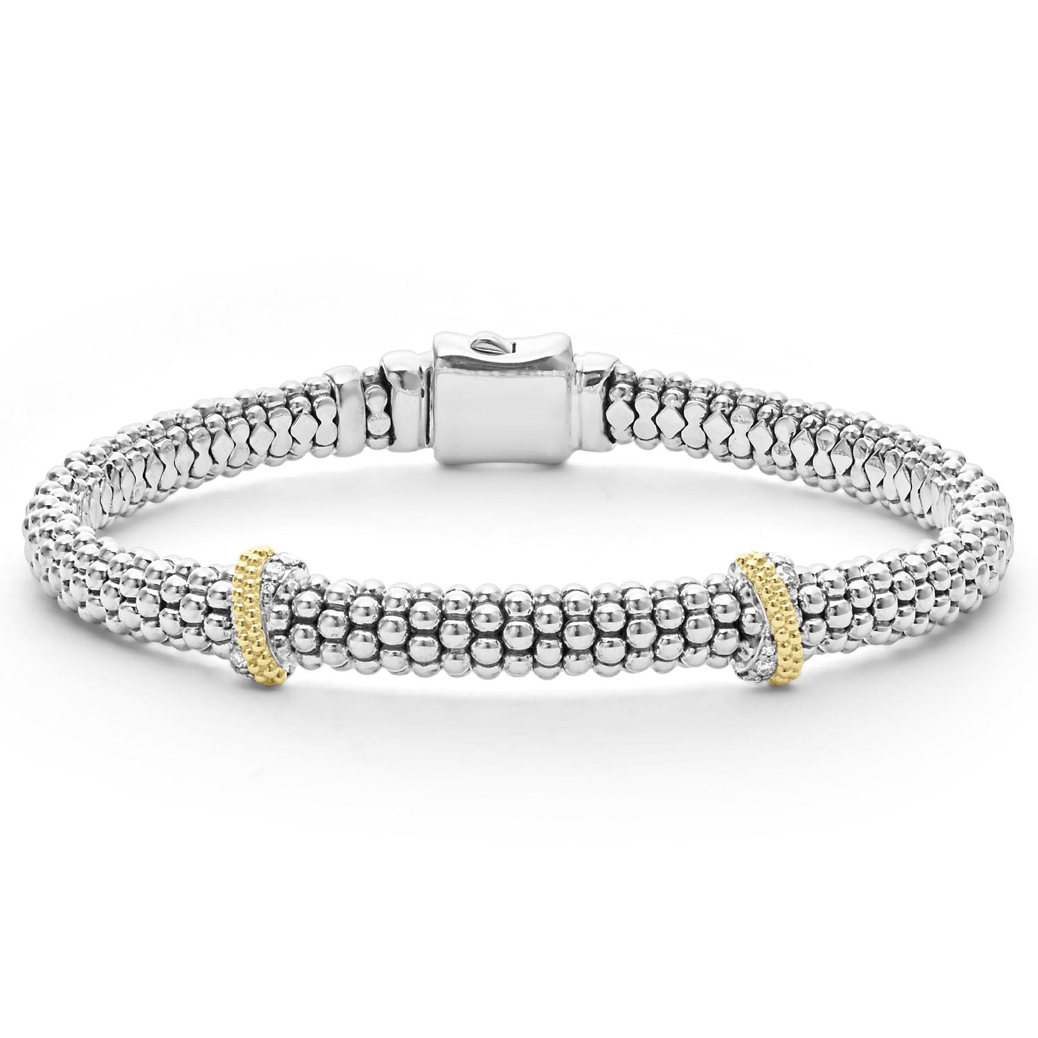 LAGOS 18k Gold Caviar Rope Bracelet, 6mm