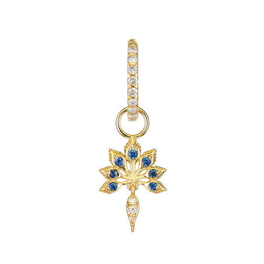 Tiny Peacock Charm
