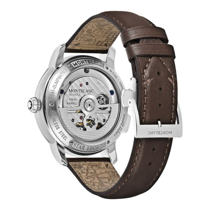 SS 43MM BRWN LE NICOLAS RIEUSSEC STAR LEGACY CHRONOGRAPH