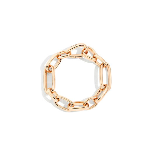 18k Rose Gold Iconica Oval Link Bracelet