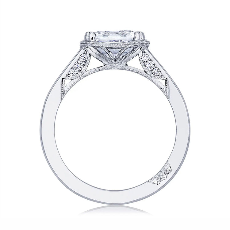 Emerald Solitaire Semi Mount Ring