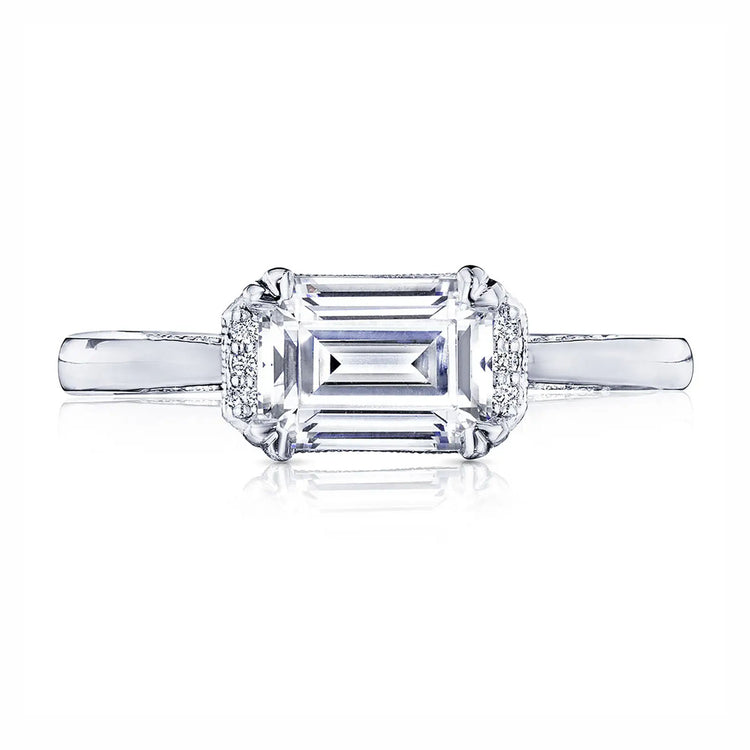 Emerald Solitaire Semi Mount Ring