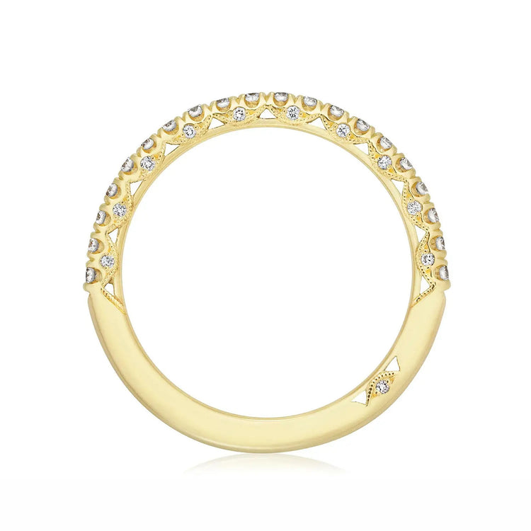 French Pavé Diamond Band