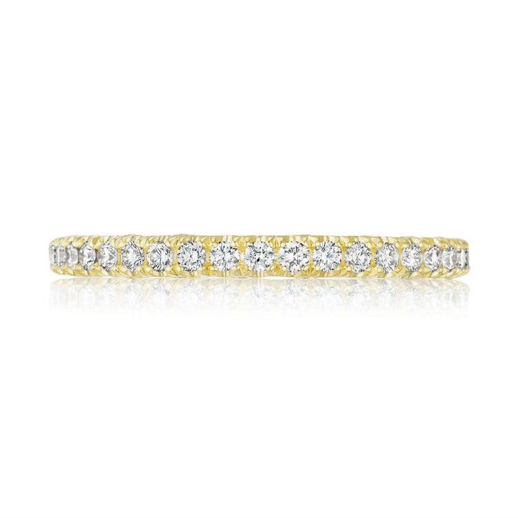 French Pavé Diamond Band