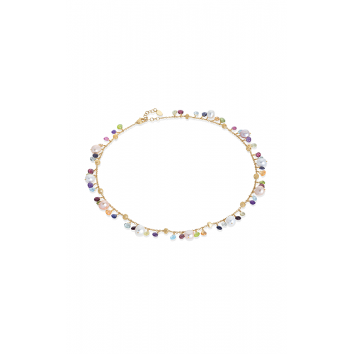Mixed Gemstone and Pearl Paradise Necklace