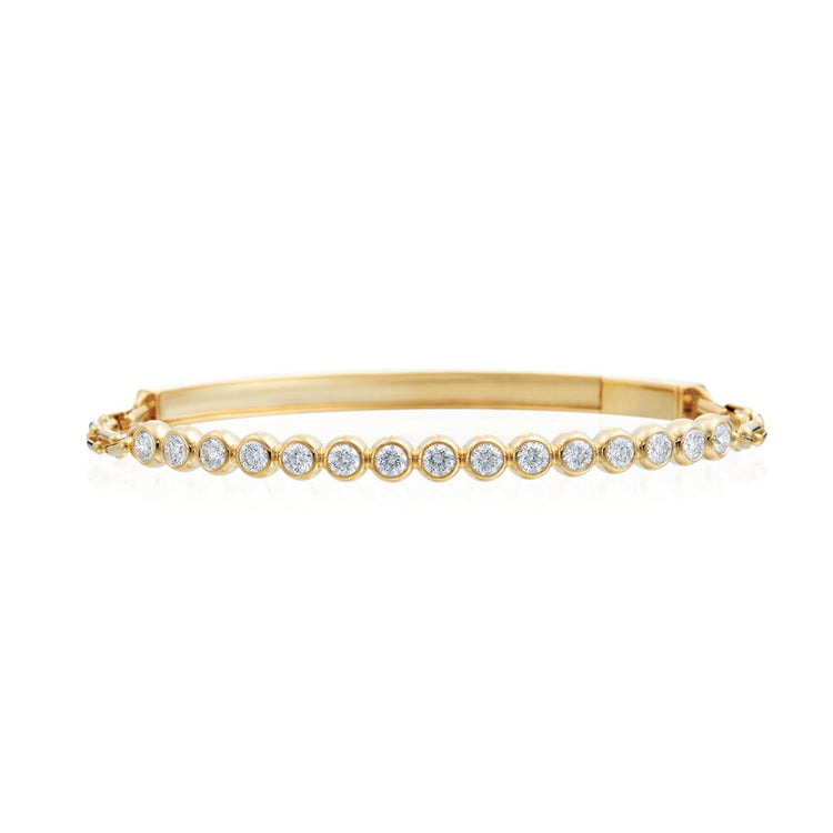 18K Yellow Gold Moonlight Diamond Bracelet
