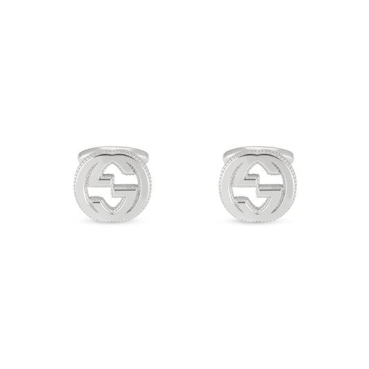 Sterling Silver Interlocking G Cufflinks