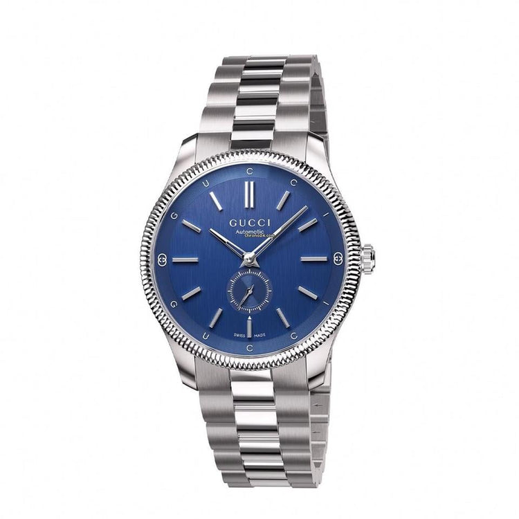 G-Timeless Blue Dial Stainless Steel Watch 40mm