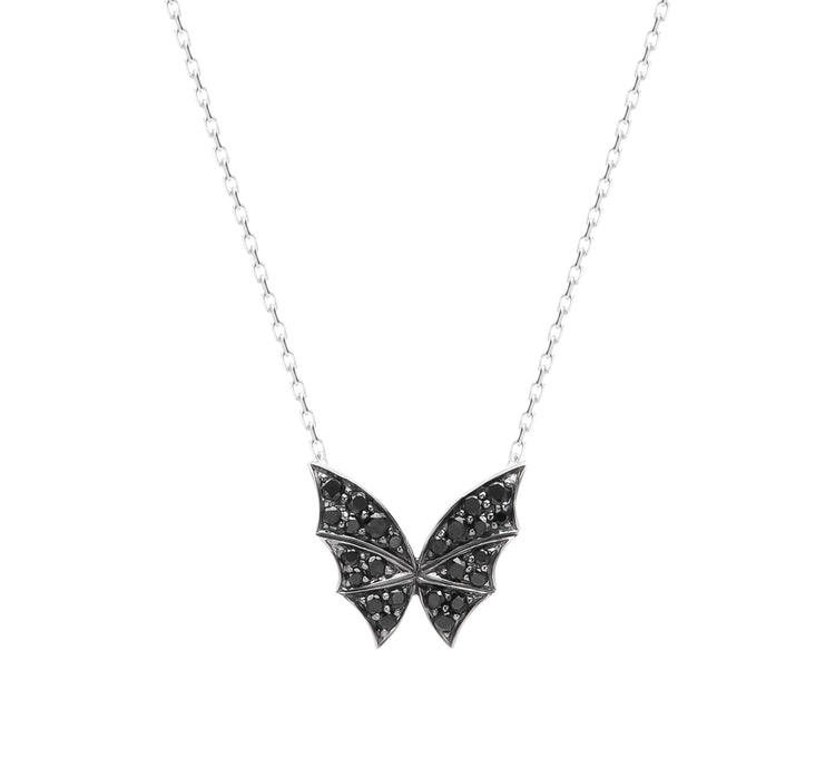 Black Diamond Fly by Night Pave Mini Necklace