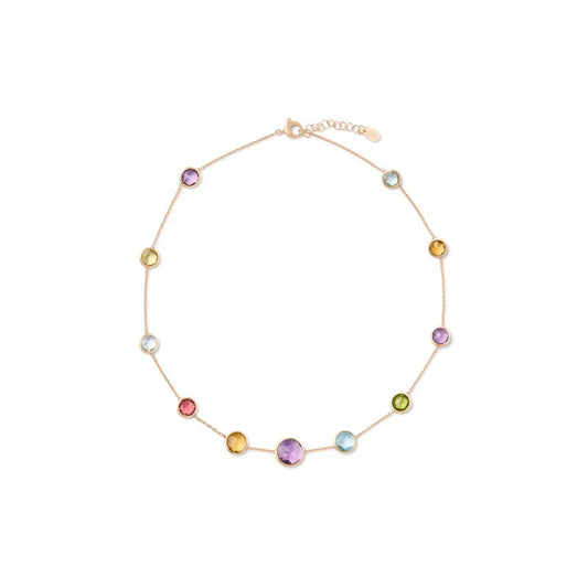Mixed Gemstone Jaipur Color Necklace