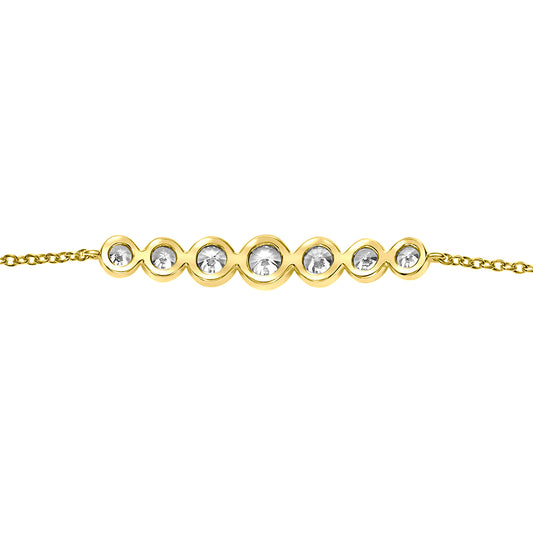Lab Grown Diamond Bezel Bracelet