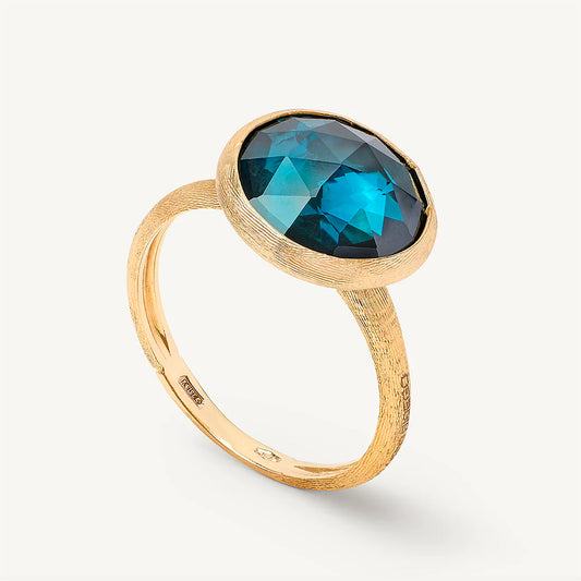 Medium London Blue Topaz Ring