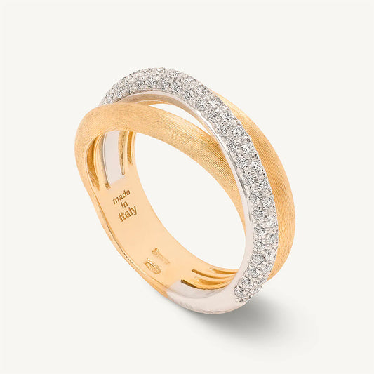 3-Strand Diamond Stackable Ring