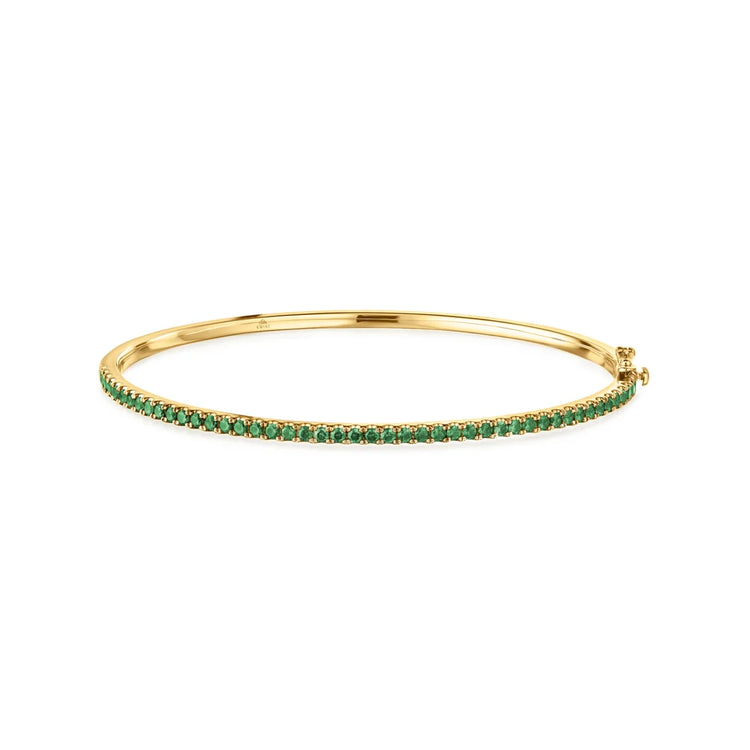Bangle with Tsavorites