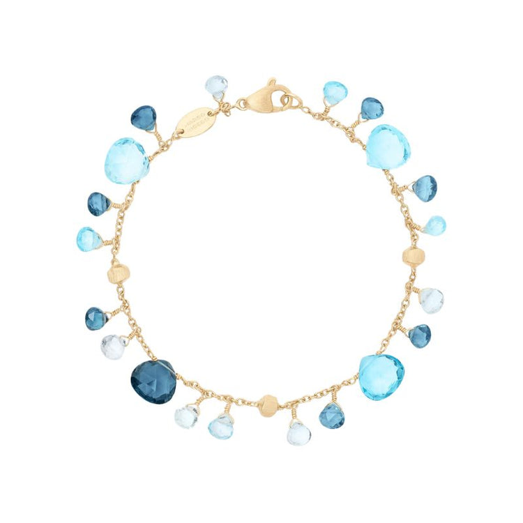 18K Yellow Gold Paradise Mixed Topaz Single-Strand Bracelet