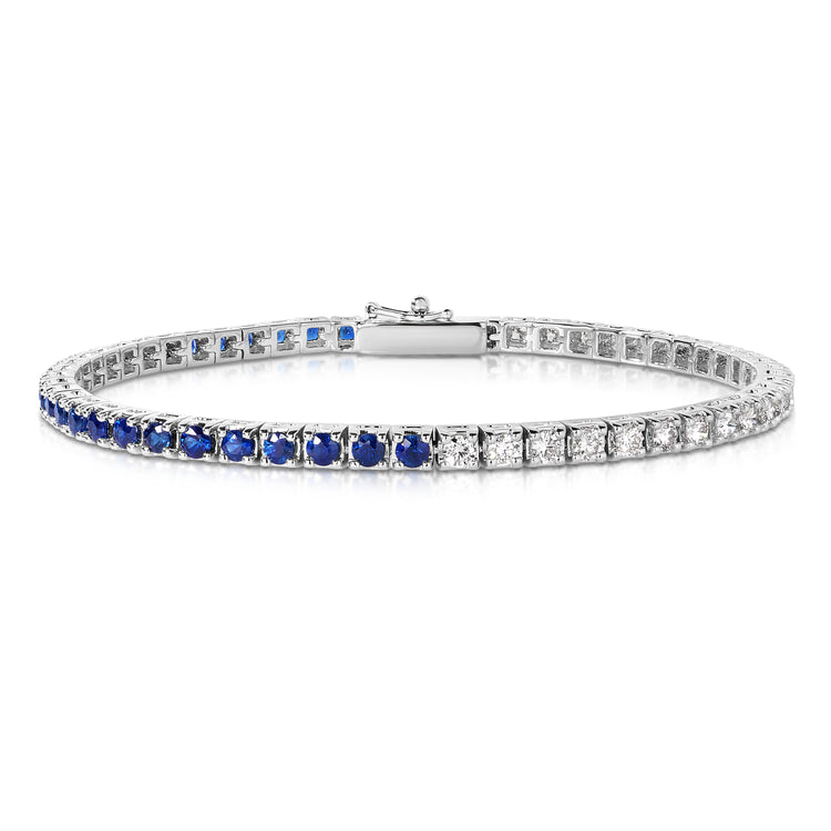 Sapphire 4-Prong Bracelet