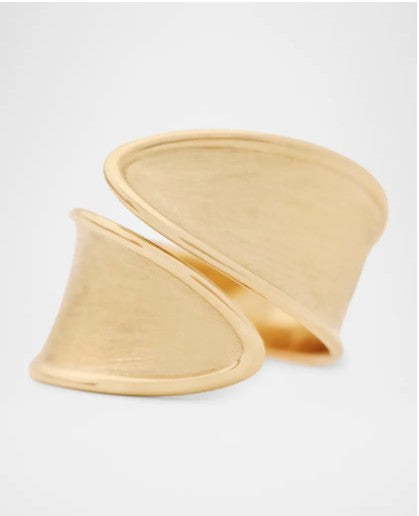 18K Yellow Gold Wrap Ring Size 6