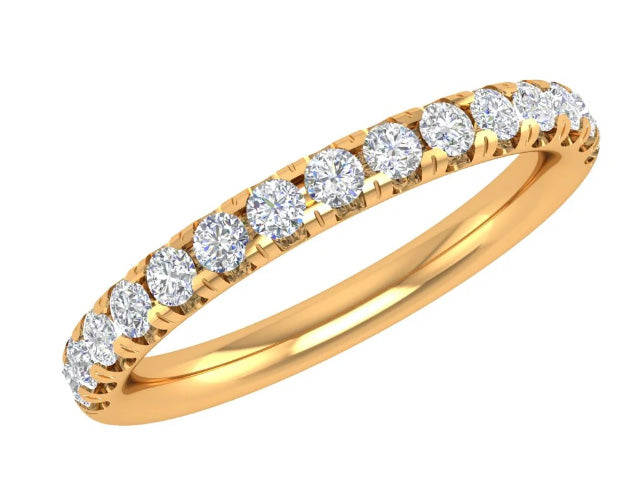 18KYG 15=0.50*CT FGVS BR DIA BAND SZ 6.5
