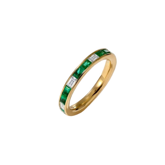 Emerald & Diamond Channel Band