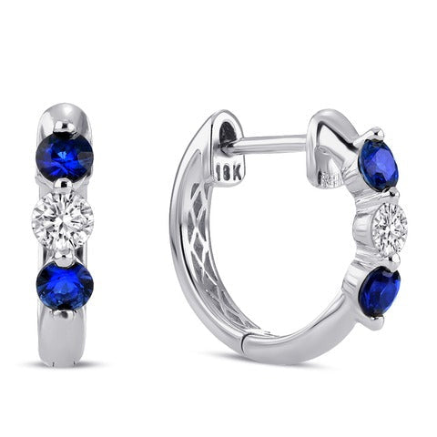 Diamond Mini Huggie Earrings