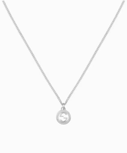 STSLVR INTERLOCKING G NECKLACE