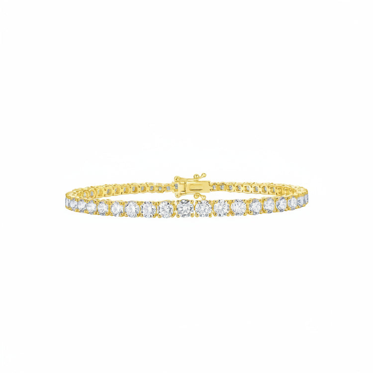 Lab Grown Diamond Line Bracelet (4.13 tcw)