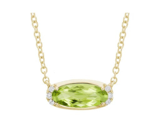 Peridot Pendant Necklace