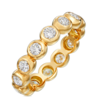 Moonlight 18k Gold Diamond Band Ring