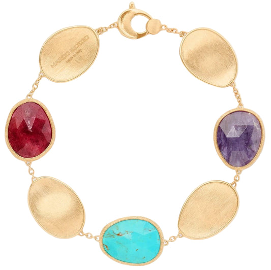 18KYG LUNARIA MIX GEMSTONE BRACELET