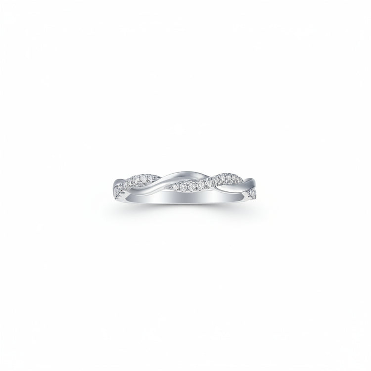 Lab Grown Diamond Twist Band (0.14 tcw)