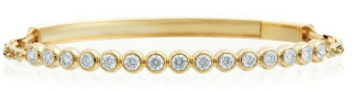 18K Yellow Gold Moonlight Diamond Bracelet