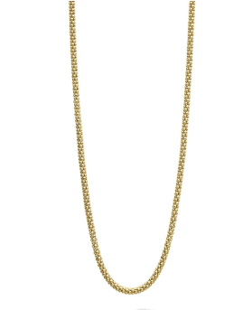 18K Gold Caviar Chain Necklace | 2mm
