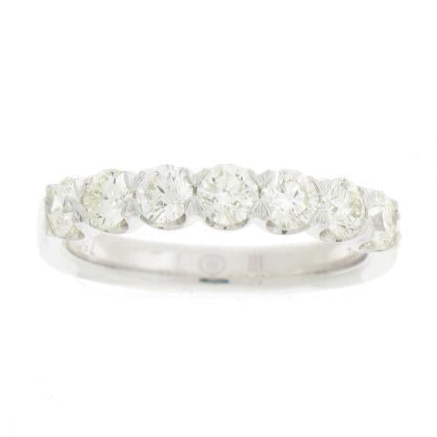 14k White God Diamond Band