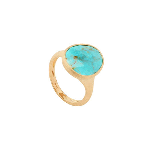 18KYG LUNARIA TURQUOISE RING