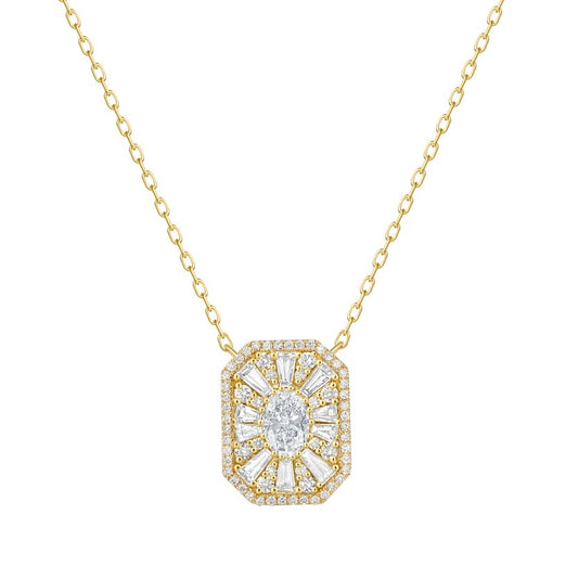 Lab Grown Diamond Octagonal Necklace (2.13 tcw)