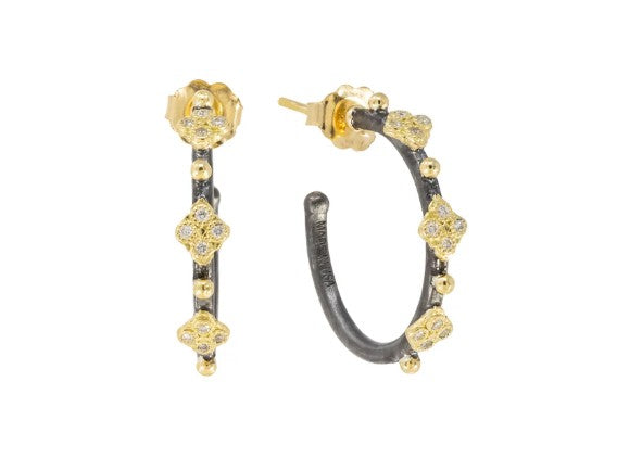 STSLVR/18KYG 16.5MM DIA CRIVELLI HOOP EARRING