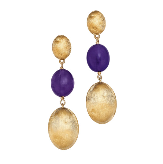 18KYG AMETHYST SIVIGLIA DANGLE EARRING