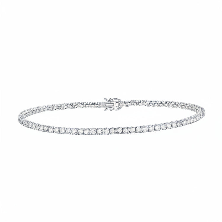 Lab Grown Diamond Line Bracelet (4.00 tcw)