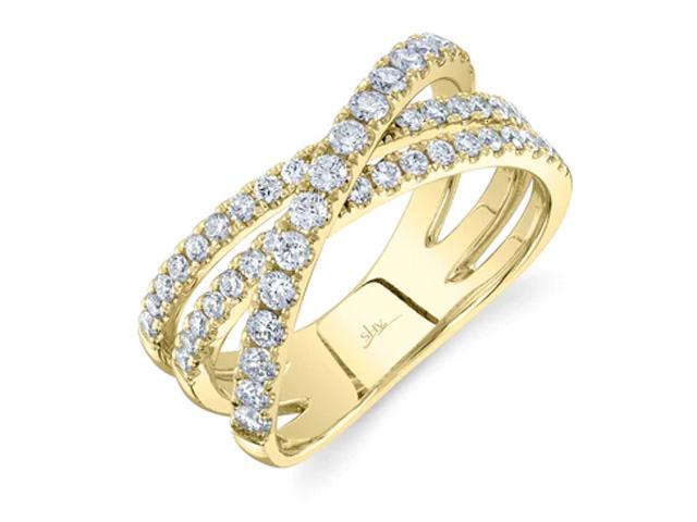 14KYG SHY CREATION DIAMOND KATE BRIDGE RING
