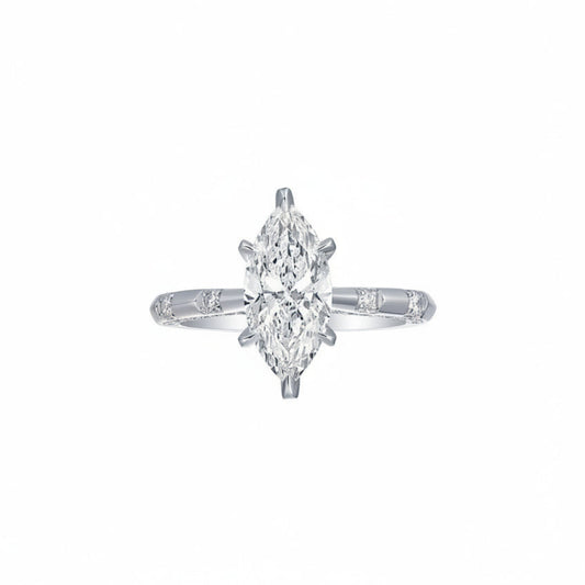 Lab Grown Diamond Marquise Engagement Ring (2.01 tcw)