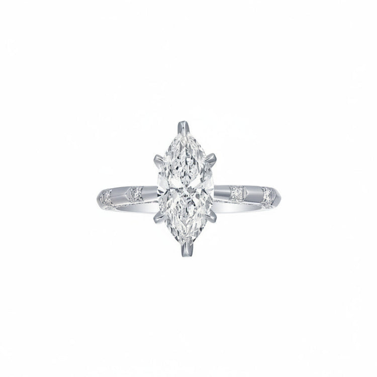 Lab Grown Diamond Marquise Engagement Ring (2.01 tcw)