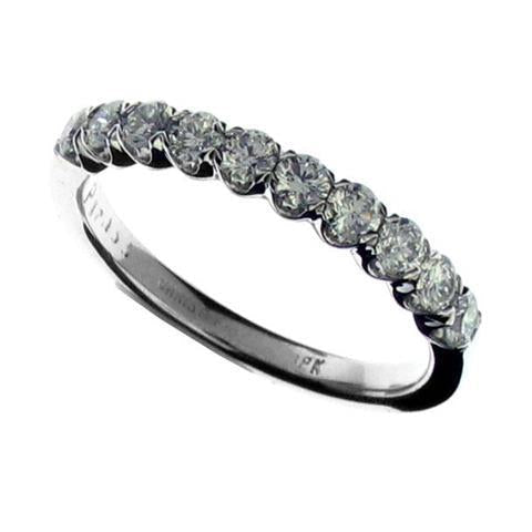 14k White God Diamond Band