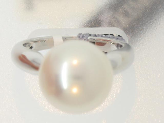 18KWG MIKIMOTO WHITE SOUTH SEA PEARL RING