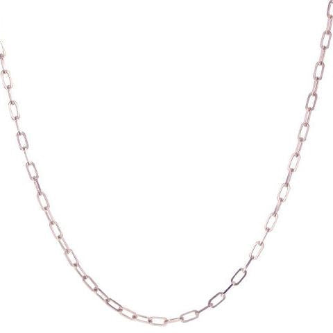 18k Yellow Gold Flat Link Chain