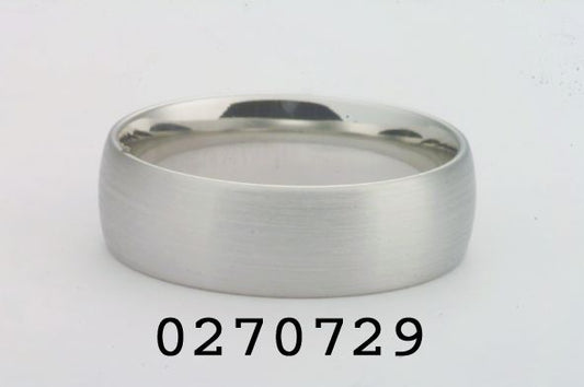 PLAT 7.5MM SATIN FINISH BAND