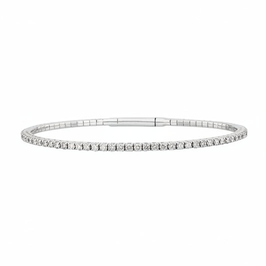Lab Grown Diamond Flex Bangle Bracelet (2.17 tcw)