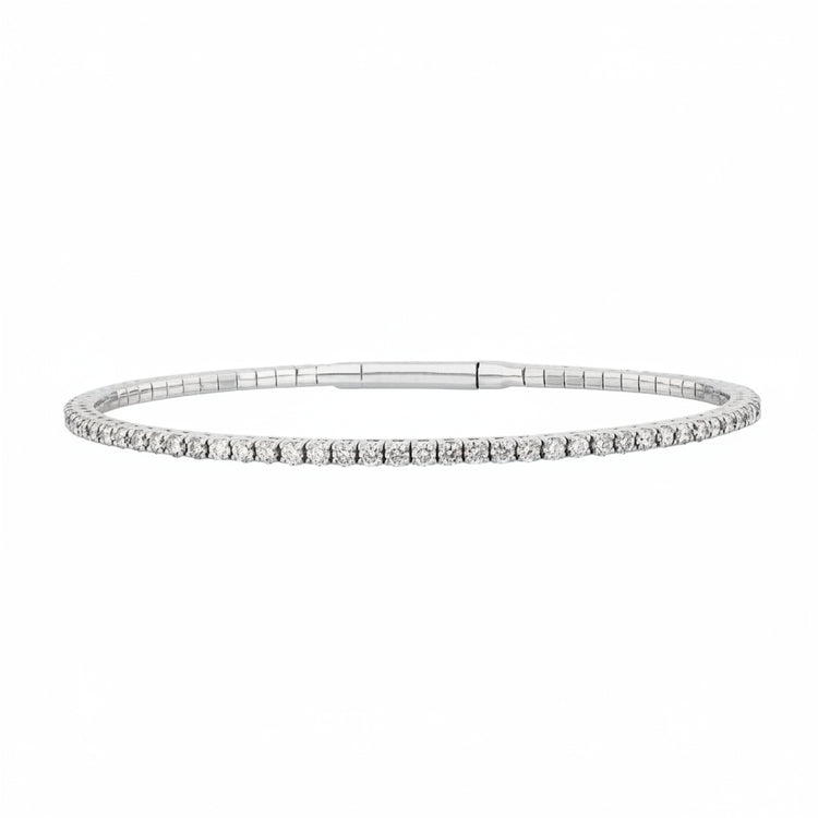 Lab Grown Diamond Flex Bangle Bracelet (2.17 tcw)