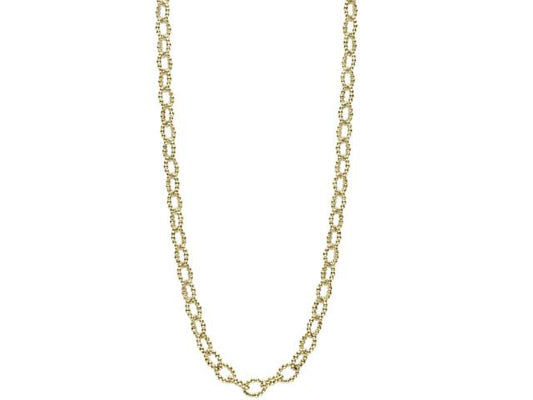 18K Gold Small Link Necklace