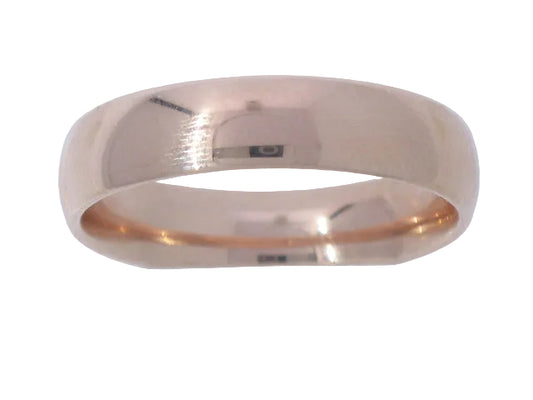 14k Red Gold 6.5mm Christian Bauer Band