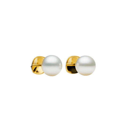 18KYG 11MM AUSTRALIAN SOUTH SEA PEARL STUDS